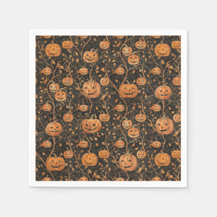 Jack-o-Lanterns auf dem Weinberg Serviette