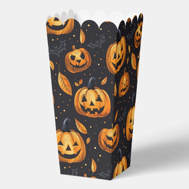 Jack-O-Lanterns Halloween Geschenkschachtel (Vorderseite)