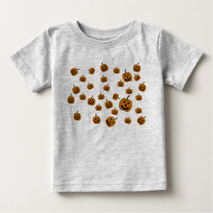 Jack O' Lanterns Hintergrund Baby T-shirt