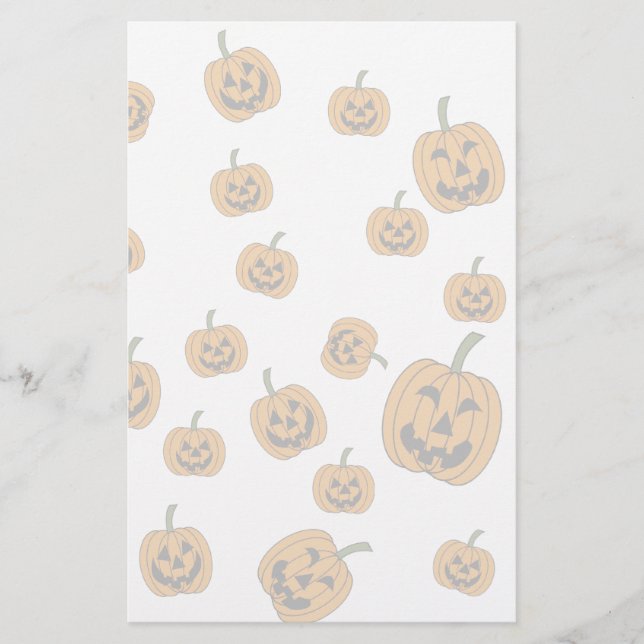 Jack O' Lanterns Hintergrund Briefpapier (Vorderseite)