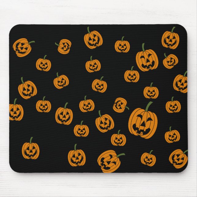 Jack O' Lanterns Hintergrund Mousepad (Vorne)