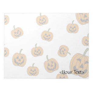 Jack O' Lanterns Hintergrund Notizblock