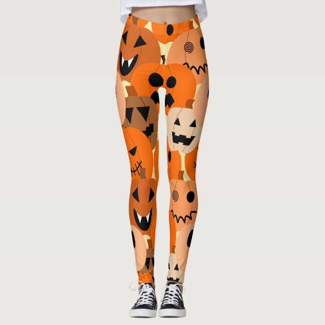 Jack-o-Lanterns Leggings (Vorderseite)