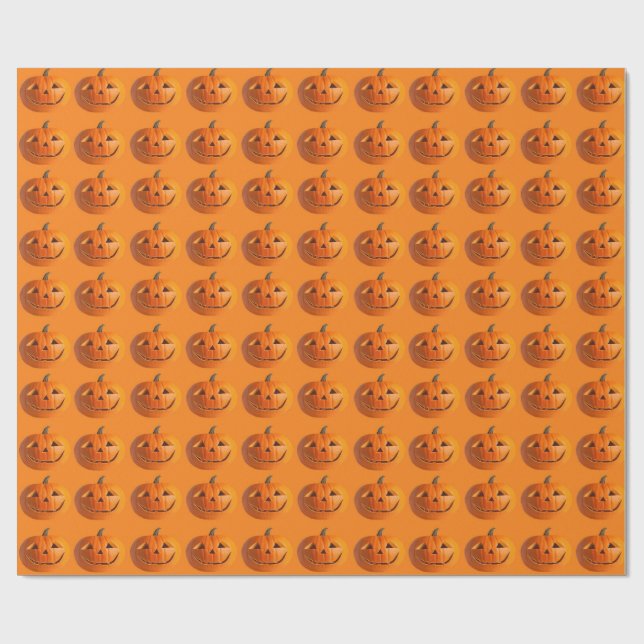 Jack-O-Lanterns-Schleifpapier Geschenkpapier (Flach)