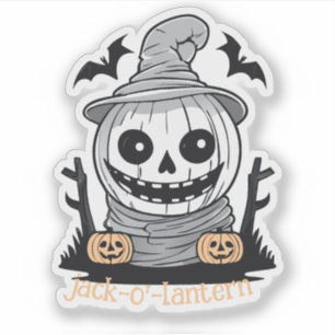 Jack-o-Laterne Aufkleber
