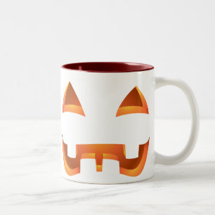 Jack-o-Laterne Cup Halloween Pumpkin-Tasse / Cups Zweifarbige Tasse