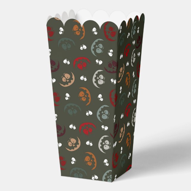 Jack-O-Laterne-Gesichter Geschenkschachtel (Vorderseite)