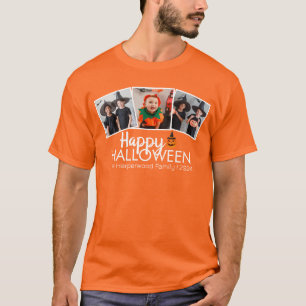 Jack-o-Laterne Halloween Familie 3 Foto T-Shirt