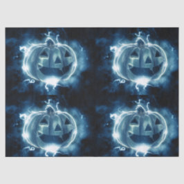 Jack-o-Laterne im Regen Seidenpapier