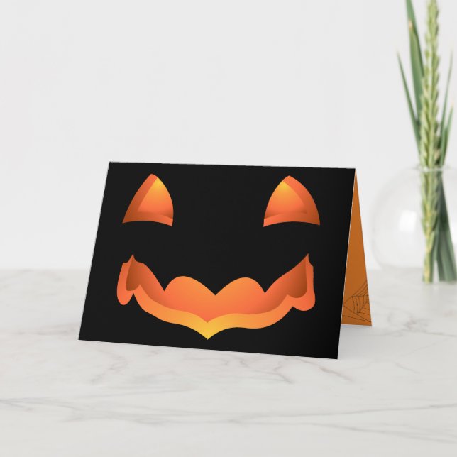 Jack-o-Laterne-Karten Halloween-Party Einladungen (Vorderseite)