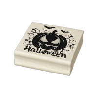 Jack-O-Laterne und Fledermäuse