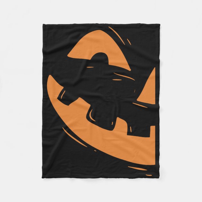 Jack-o-Laternen Kürbiskuit Halloween Matching Cou Fleecedecke (Vorderseite)