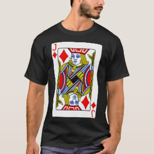 Jack Of Diamonds Jouer Carte T-Shirt Poker Joueur