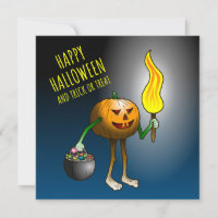 Jack O'lantern auf Trick oder Trete