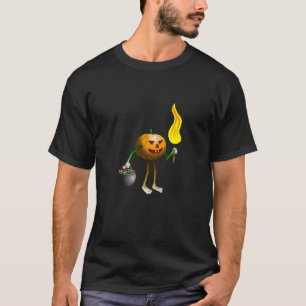 Jack O'lantern bei 'Süßes oder Saures' T-Shirt
