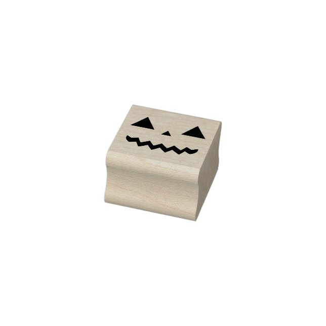 Jack O'Lantern Face Gummistempel (Stempel)