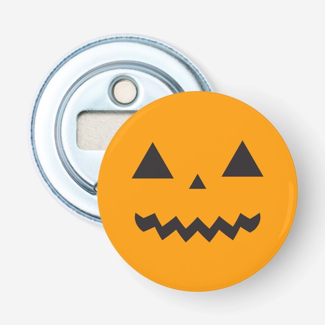 Jack O'Lantern Flaschenöffner-Magnet Flaschenöffner (Vorderseite)