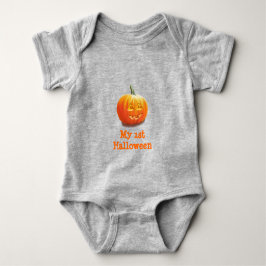 Jack O'Lantern Halloween Baby Bodysuit Strampler