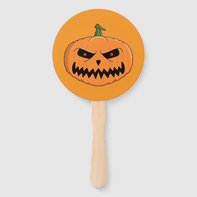 Jack O'Lantern Halloween Fächer (Vorderseite)