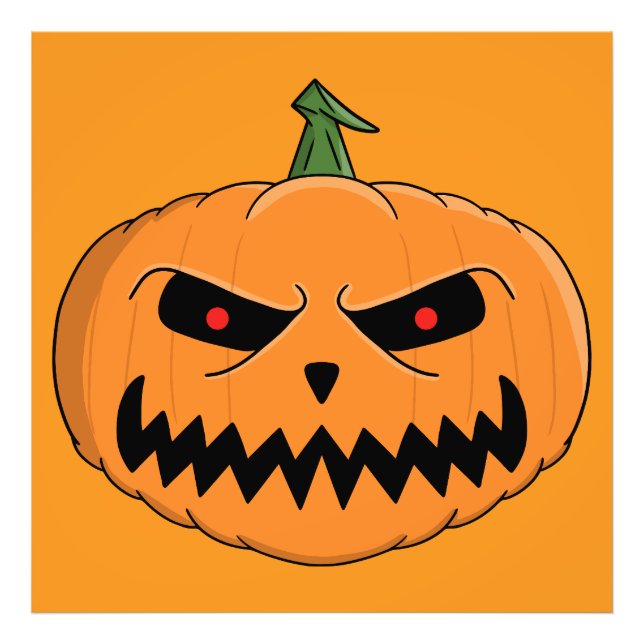 Jack O'Lantern Halloween Fotodruck (Vorne)