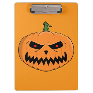 Jack O'Lantern Halloween Klemmbrett