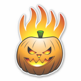 Jack O'lantern Halloween Pumpkin Aufkleber