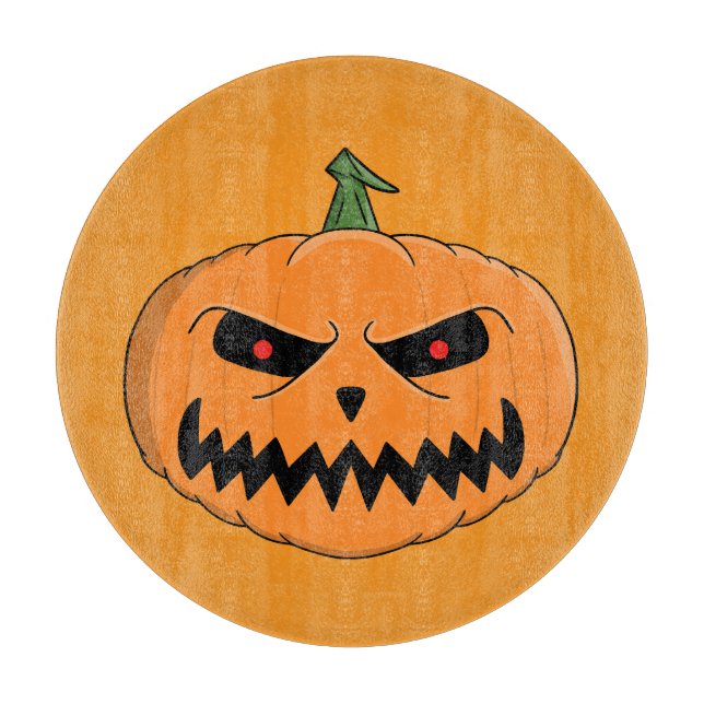 Jack O'Lantern Halloween Schneidebrett (Vorderseite)