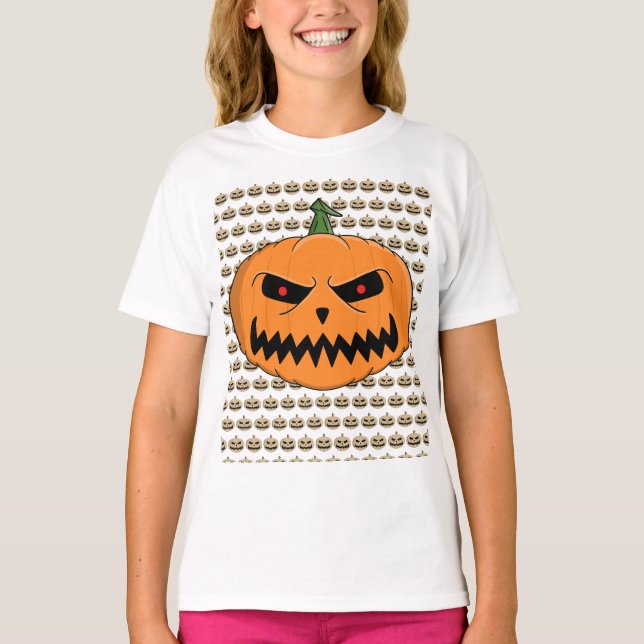Jack O'Lantern Halloween T-Shirt (Vorderseite)
