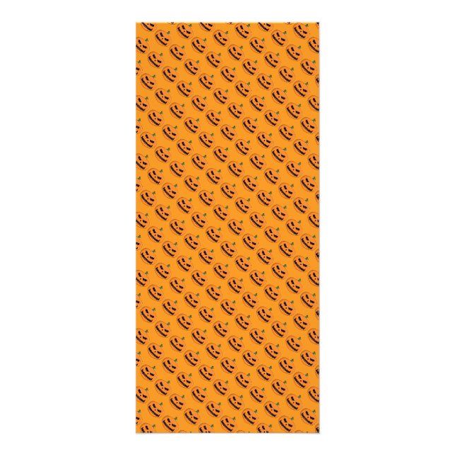 Jack O'Lantern Halloween Werbekarte (Vorne)