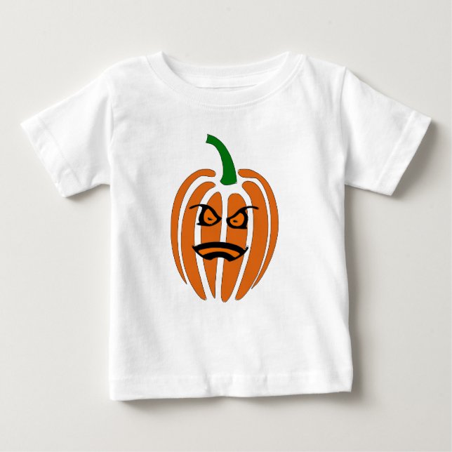 Jack O'Lantern, Kürbisgesicht Baby T-shirt (Vorderseite)