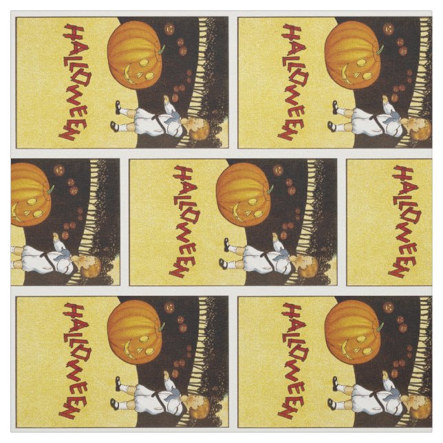 Jack o'Lantern Pumpkin Patch Halloween Stoff (Muster)