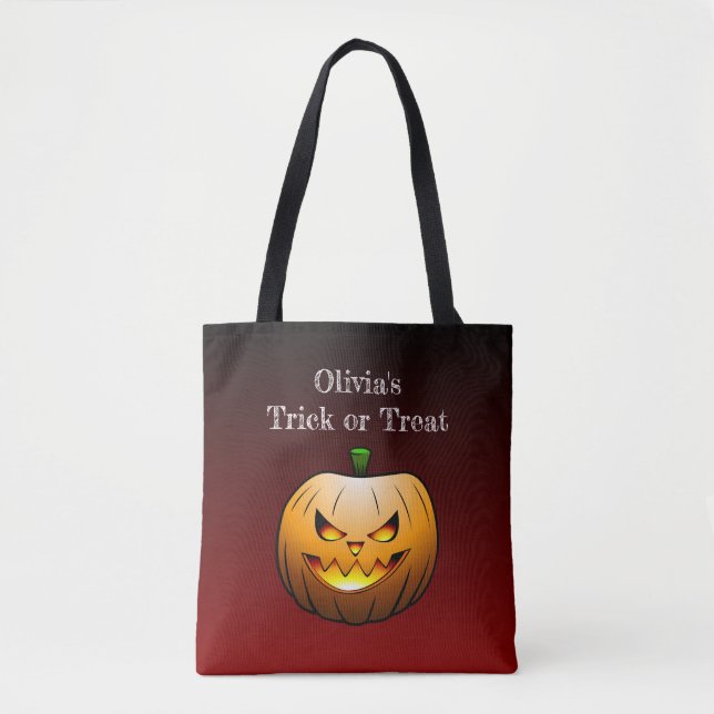 Jack O'lanterns Halloween Tasche (Vorderseite)