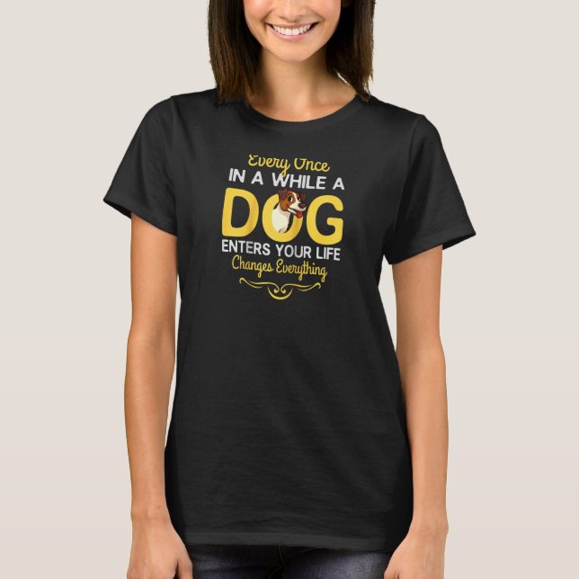 Jack Parson Russell Terrier Dog Welppies Eigentüme T-Shirt (Vorderseite)