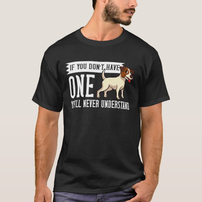 Jack Parson Russell Terrier Dog Welppies Eigentüme T-Shirt (Vorderseite)