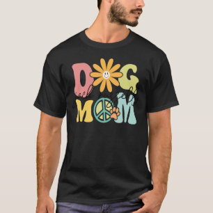 Jack Russel Groovy Hund Mama Frauen Haustier T-Shirt