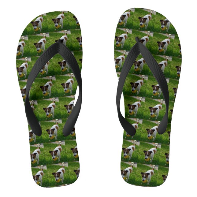 Jack Russel Play Time Flip Flops (Fußbett)