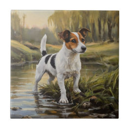 Jack Russel Terrier Fliese