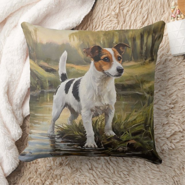 Jack Russel Terrier Kissen (Decke)