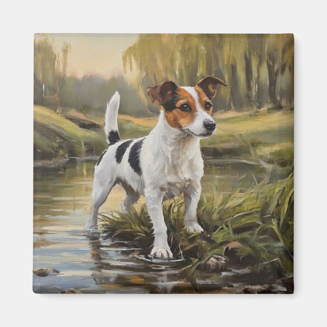 Jack Russel Terrier Magnet (Vorne)
