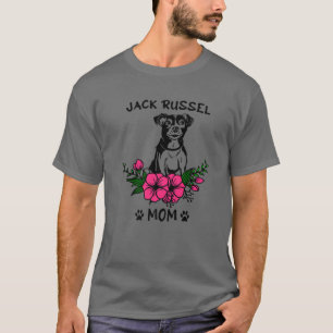 Jack Russel Terrier Mama Hunde Mütter Haustiere Fl T-Shirt