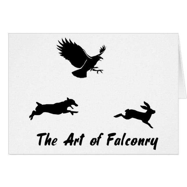 Jack Russel und Falconry (Vorderseite (Horizontal))