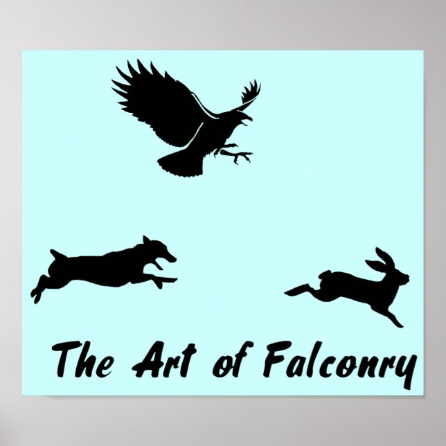 Jack Russel und Falconry Poster (Vorne)