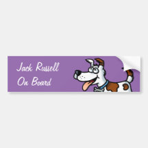 Jack-Russell-Autoaufkleber