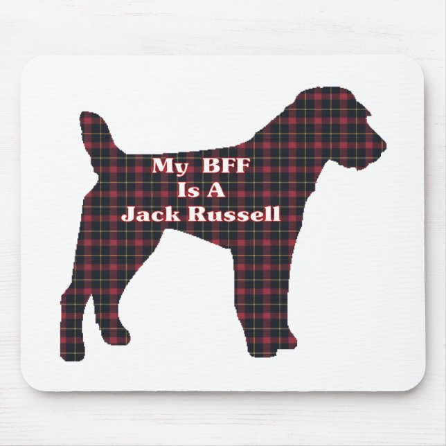 Jack Russell BESTE FREUNDIN Geschenke Mousepad (Vorne)