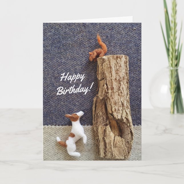 Jack Russell Birthday Card Karte (Vorderseite)
