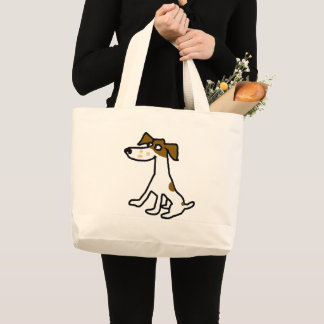 Jack Russell Cartoon Bag Jumbo Stoffbeutel