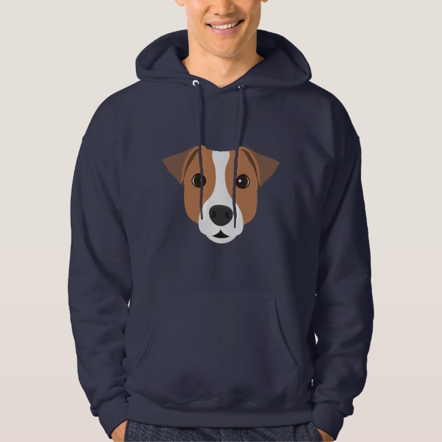 Jack Russell Dog Hoodie (Vorderseite)