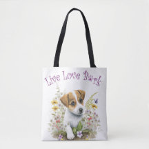 Jack Russell Dog Mama Floral