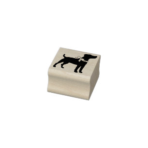 Jack Russell Dog Terrier Puppy Gummistempel