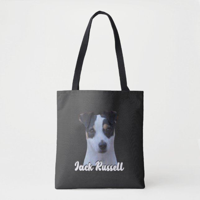 Jack Russell Funny Zitat - Ich Liebe Mein Jack Rus Tasche (Vorderseite)